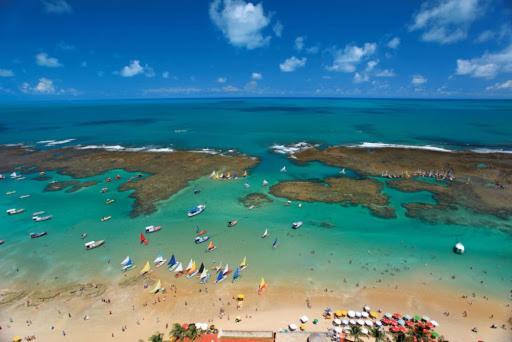 Flat Bem Localizado, Confortavel E A 150 Metros Do Mar Porto de Galinhas Luaran gambar